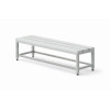 150 cm Komple Metal Çelik Soyunma Odası Oturma Bankı – RAL 7035
