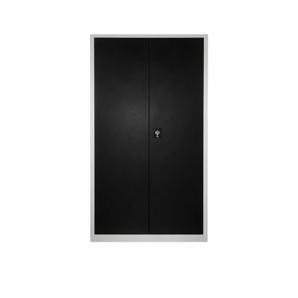 198 cm Çelik Dosya ve Malzeme Dolabı – Siyah (RAL 9005)