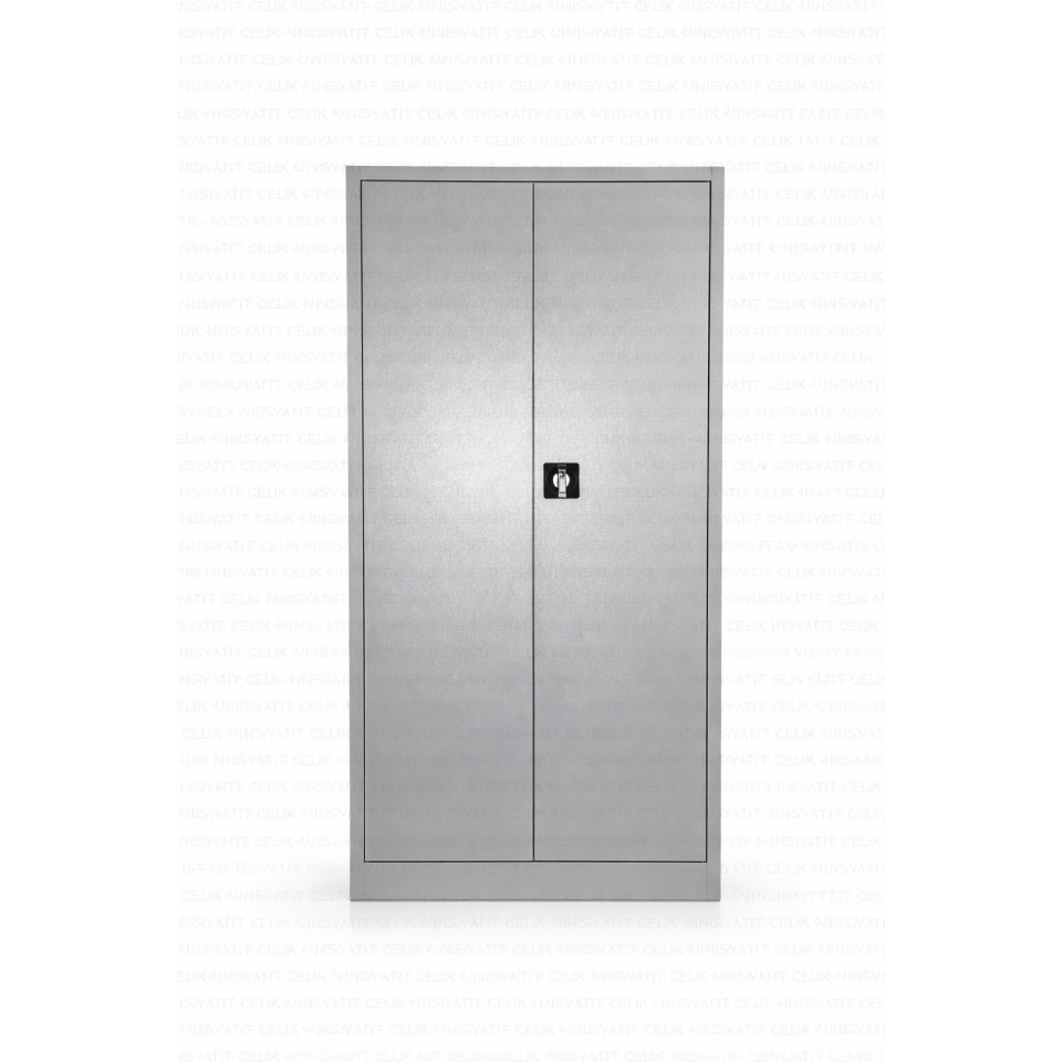 198 cm Çelik Temizlik Malzemeleri Dolabı – RAL 7035
