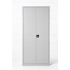 198 cm raflı çelik malzeme dolabı ral 7035 endüstriyel dolap