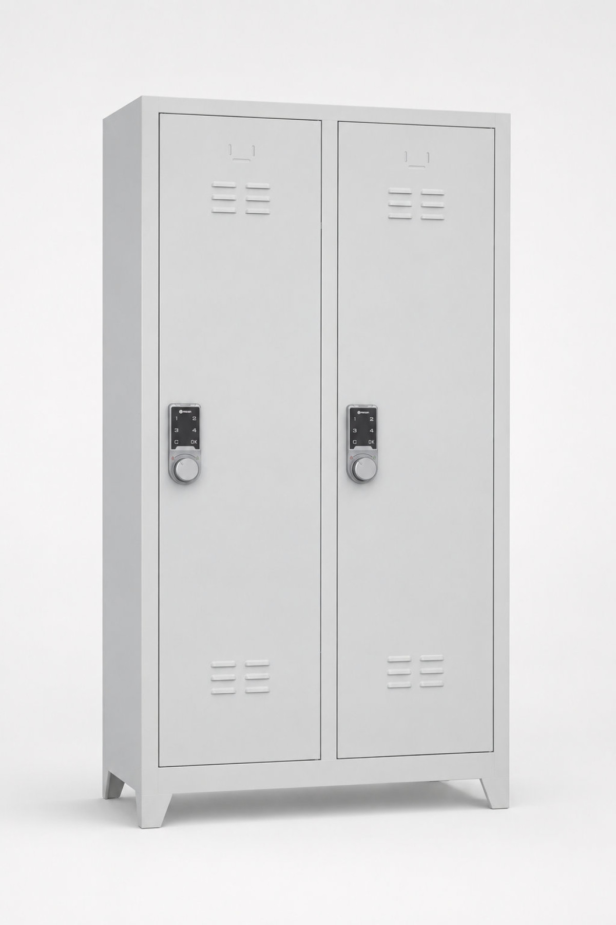 2 Kapaklı Dijital Şifreli Çelik Personel Soyunma Dolabı 80x40x185 cm 2 Kapaklı Dijital Şifreli Çelik Personel Soyunma Dolabı 80x40x185 cm