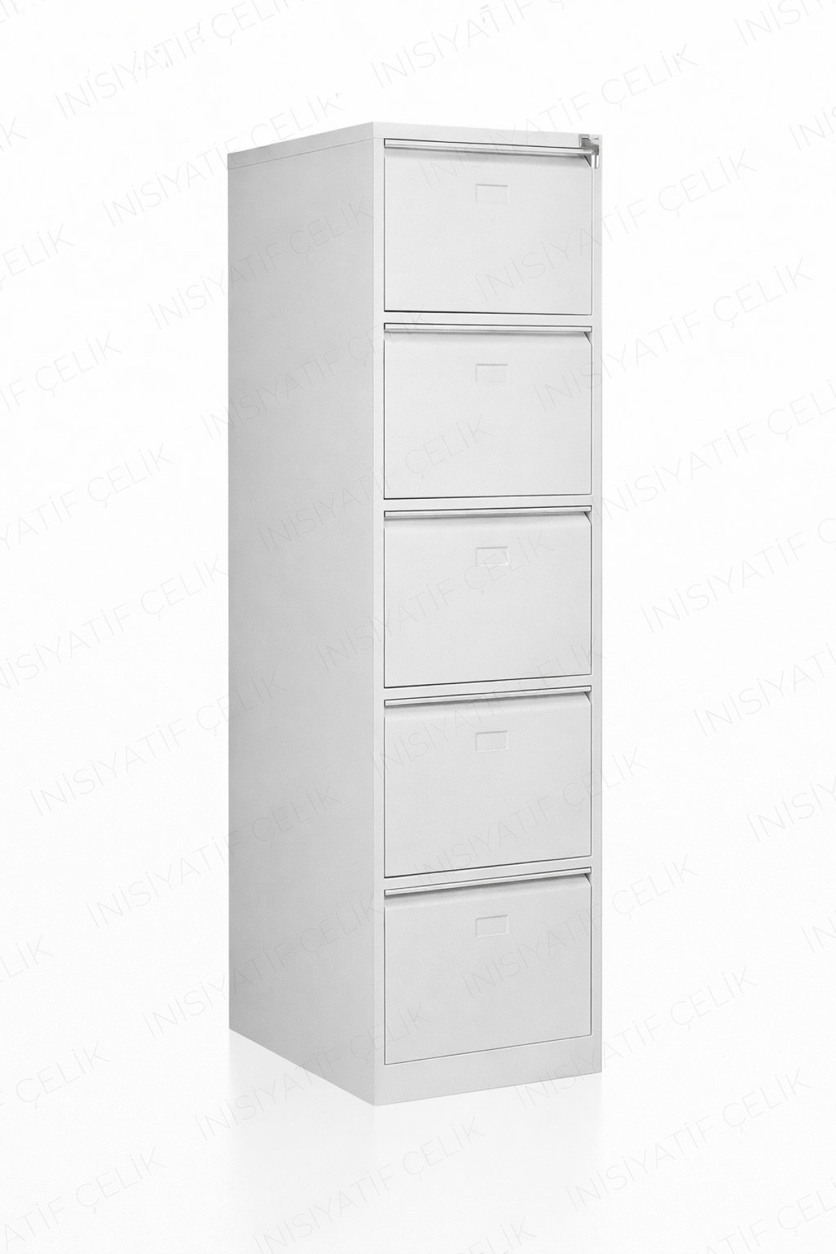 5 Çekmeceli Çelik Kartoteks Dolabı – RAL 7035