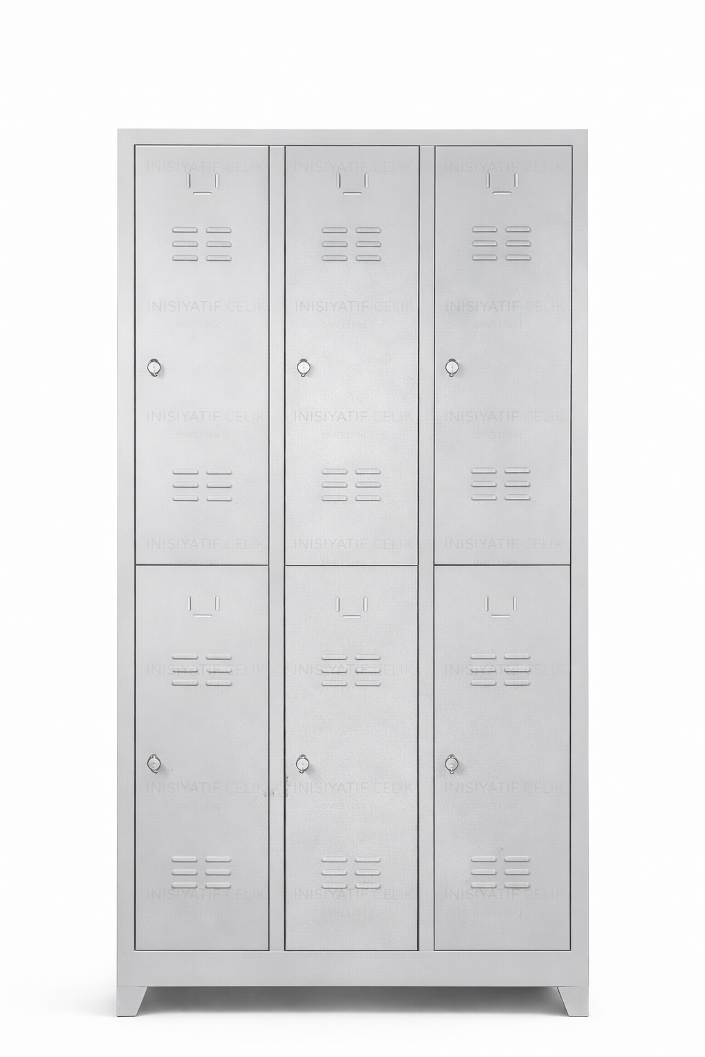 6 Kapaklı Çelik Personel Soyunma Dolabı