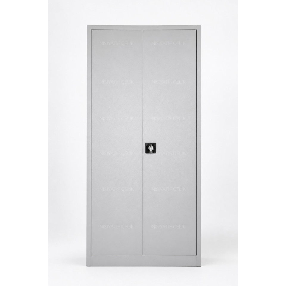 çift bölmeli çelik dosya ve soyunma dolabı 92x40x198 cm ral 7035